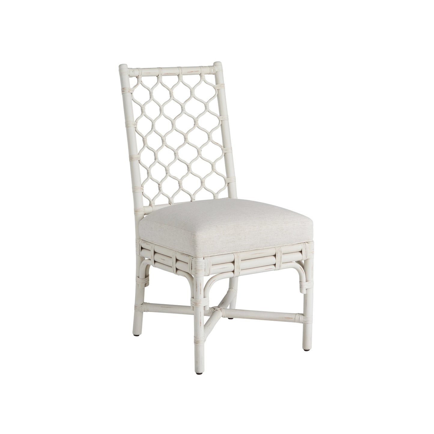 001 SI-2130249 | Primary Silo | Weekender Marco Side Chair (Set of 2) by Coastal Living by Universal Furniture in white rattan. Made from unique in a cottage & farmhouse style.