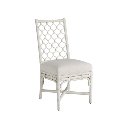 Weekender Marco Side Chair (Set of 2) by Coastal Living by Universal Furniture in white rattan. Made from unique in a cottage & farmhouse style.