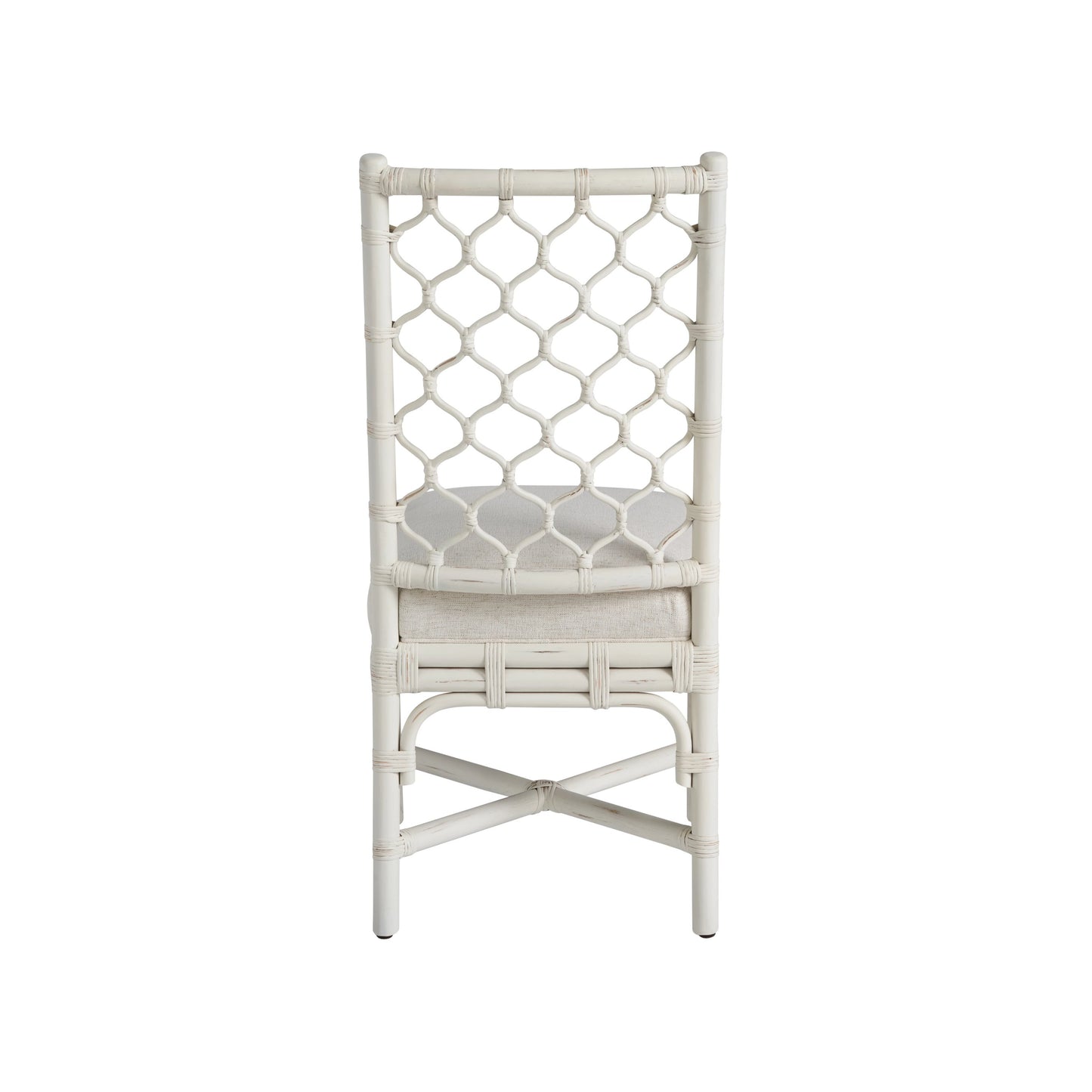 003 SI-2130249 | Additional Silo | Weekender Marco Side Chair (Set of 2) by Coastal Living by Universal Furniture in white rattan. Made from unique in a cottage & farmhouse style.