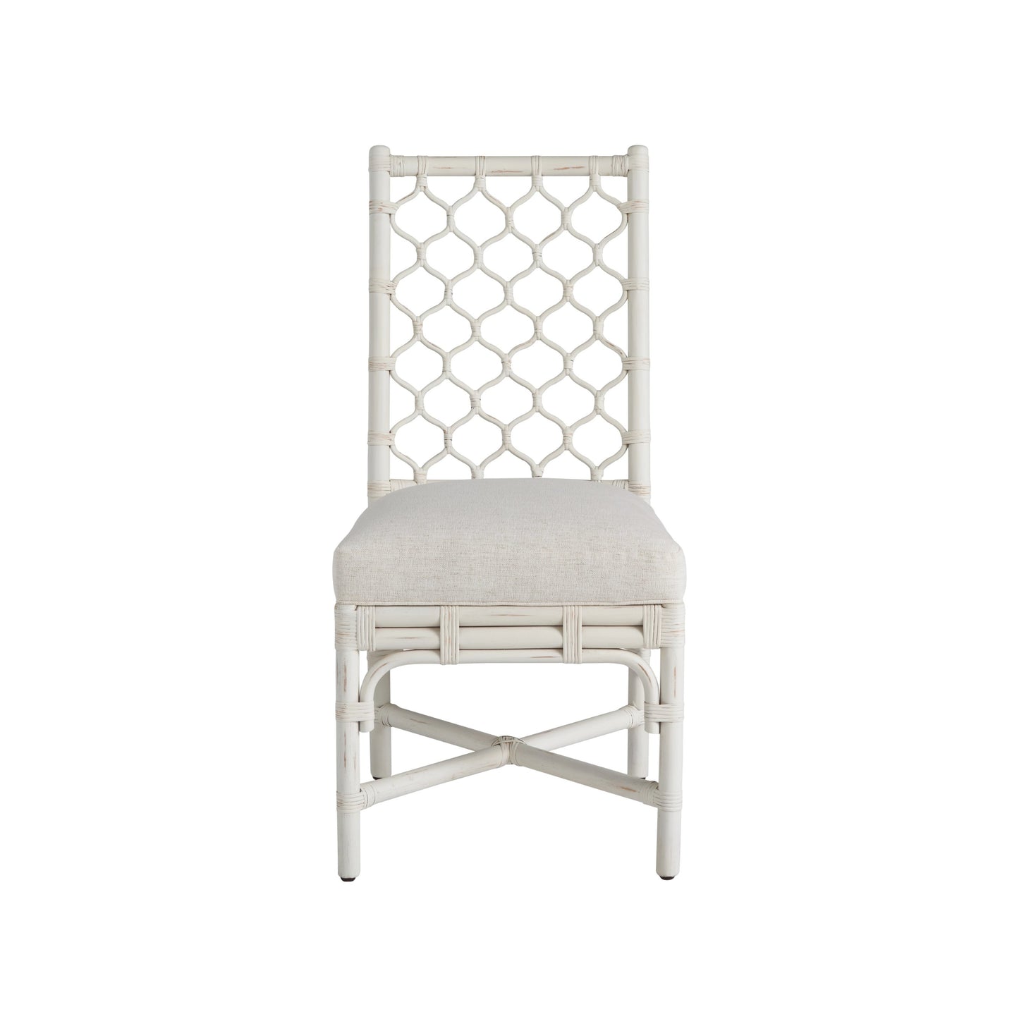 002 SI-2130249 | Additional Silo | Weekender Marco Side Chair (Set of 2) by Coastal Living by Universal Furniture in white rattan. Made from unique in a cottage & farmhouse style.