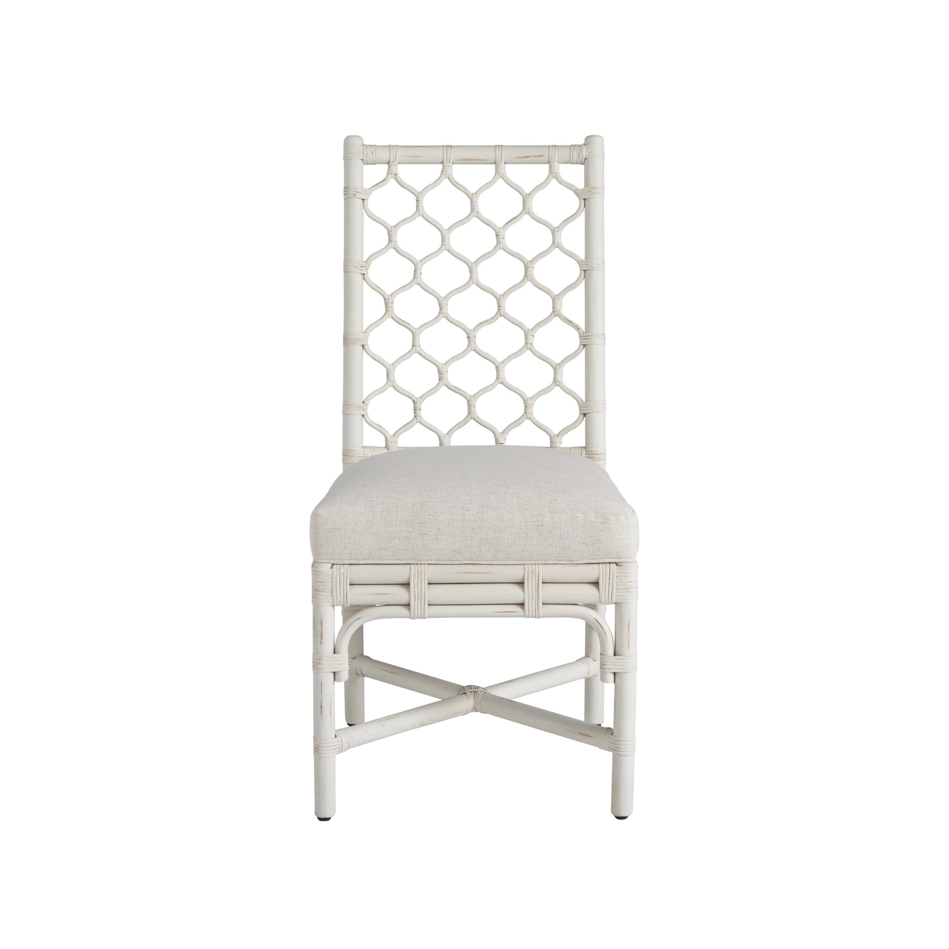 Weekender Marco Side Chair (Set of 2) by Coastal Living by Universal Furniture in white rattan. Made from unique in a cottage & farmhouse style.