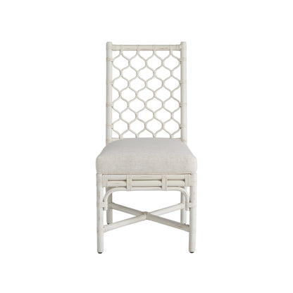 Weekender Marco Side Chair (Set of 2) by Coastal Living by Universal Furniture in white rattan. Made from unique in a cottage & farmhouse style.