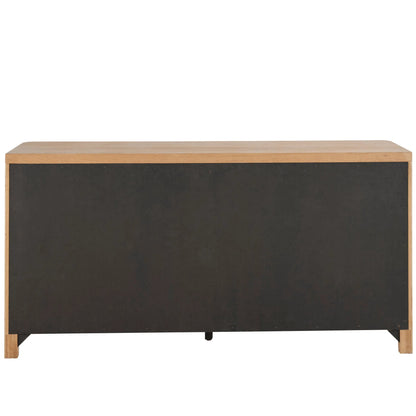 Modern Walker Drawer Dresser by Universal Furniture in organic natural oak. Made from unique in a transitional style.