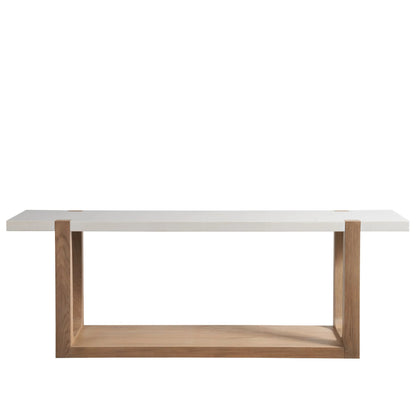 Modern Ellis Console Table by Universal Furniture in organic natural oak. Made from unique in a unique style.