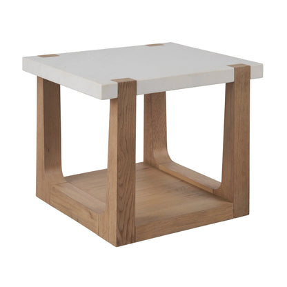 Modern Ellis End Table by Universal Furniture in organic natural oak. Made from unique in a unique style.