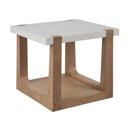 Modern Ellis End Table by Universal Furniture in organic natural oak. Made from unique in a unique style.