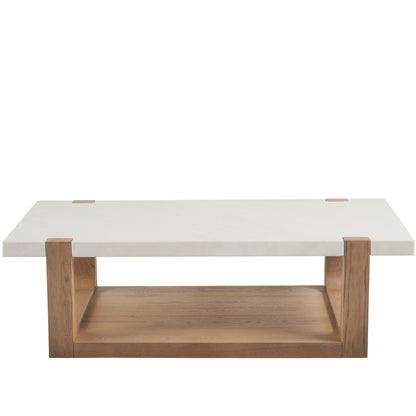 Modern Ellis Cocktail Table by Universal Furniture in organic natural oak. Made from unique in a transitional style.
