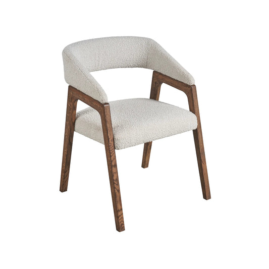 Modern Barrel Back Dining Chair by Universal Furniture in aged satin pewter finish. Made from unique in a unique style.