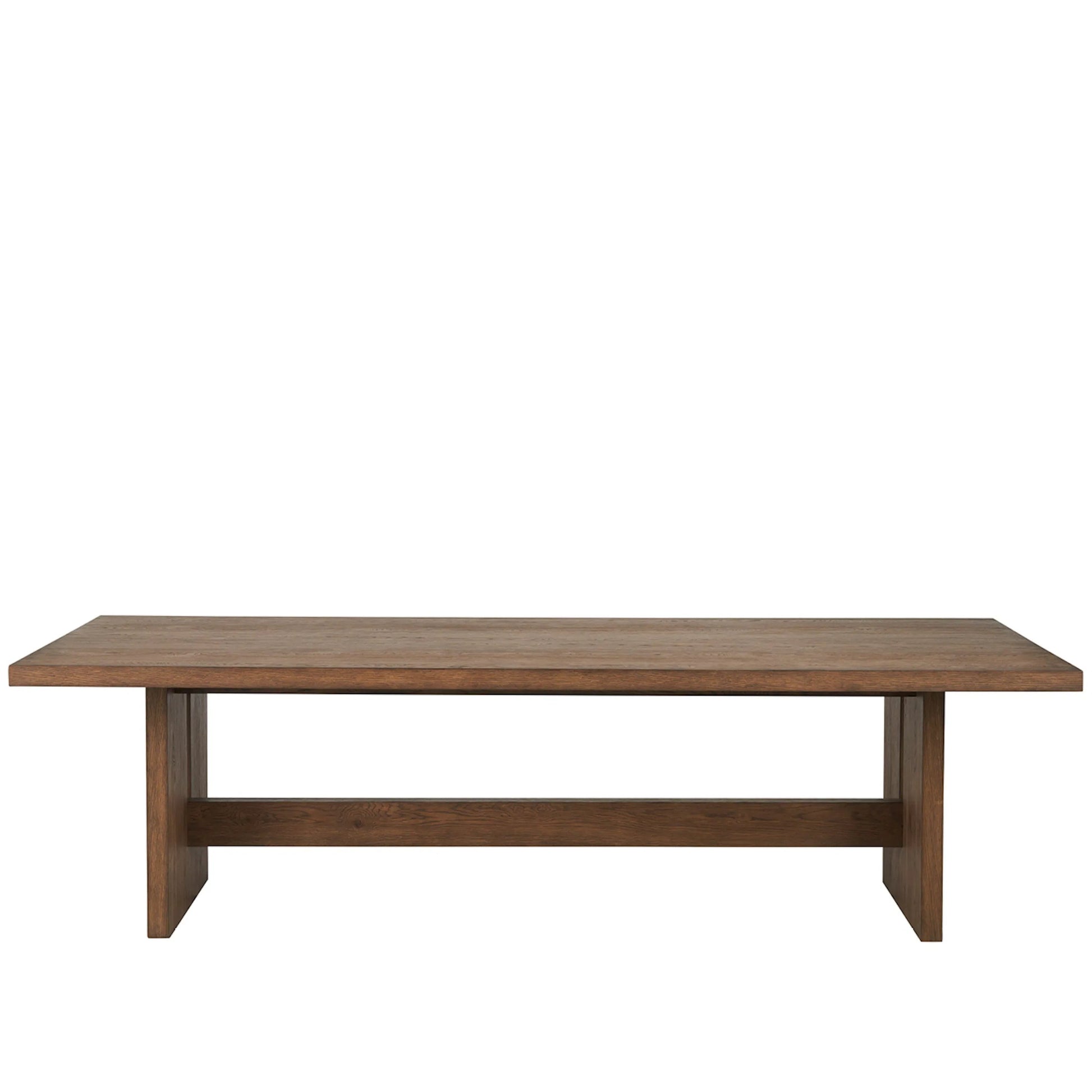 Modern Eden Dining Table by Universal Furniture in medium brown oak. Made from unique in a unique style.