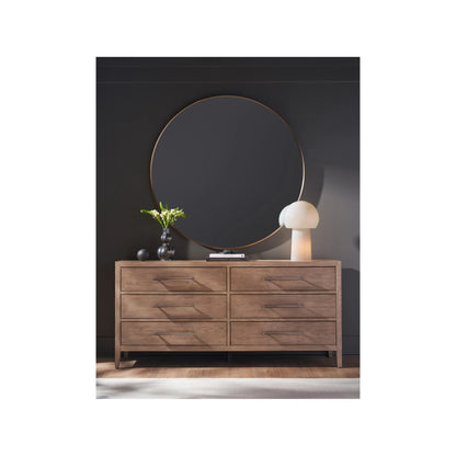 Modern Cove Drawer Dresser by Universal Furniture in gray oak. Made from unique in a unique style.