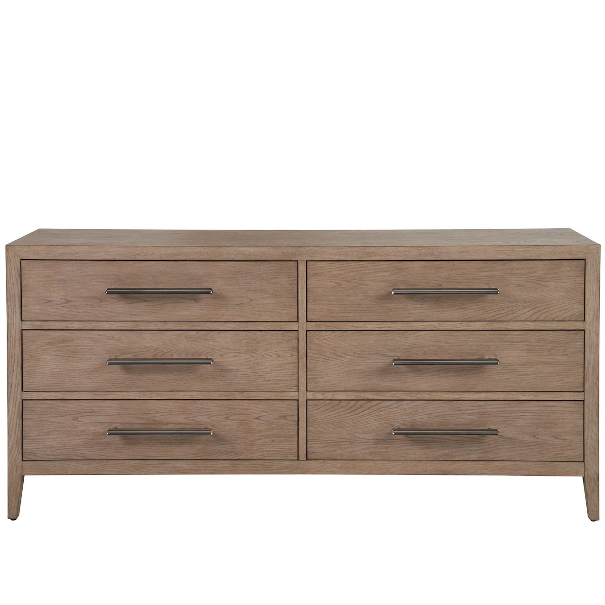 Modern Cove Drawer Dresser by Universal Furniture in gray oak. Made from unique in a unique style.