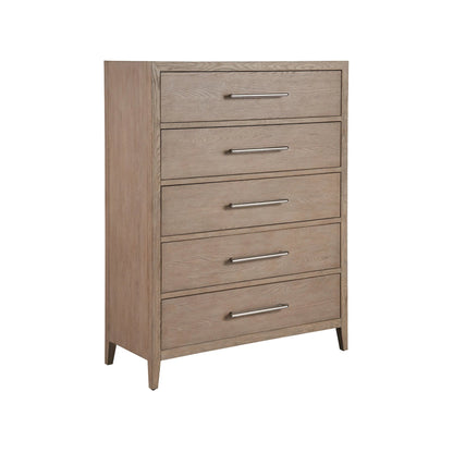Modern Cove Drawer Chest by Universal Furniture in gray oak. Made from unique in a unique style.