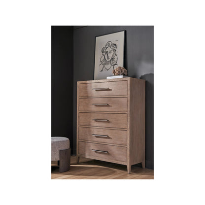 Modern Cove Drawer Chest by Universal Furniture in gray oak. Made from unique in a unique style.