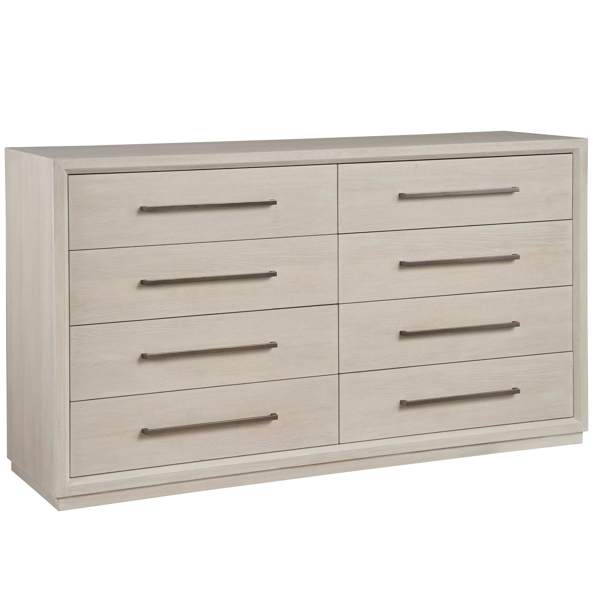Modern Astrid Drawer Dresser by Universal Furniture in whie oak. Made from unique in a unique style.