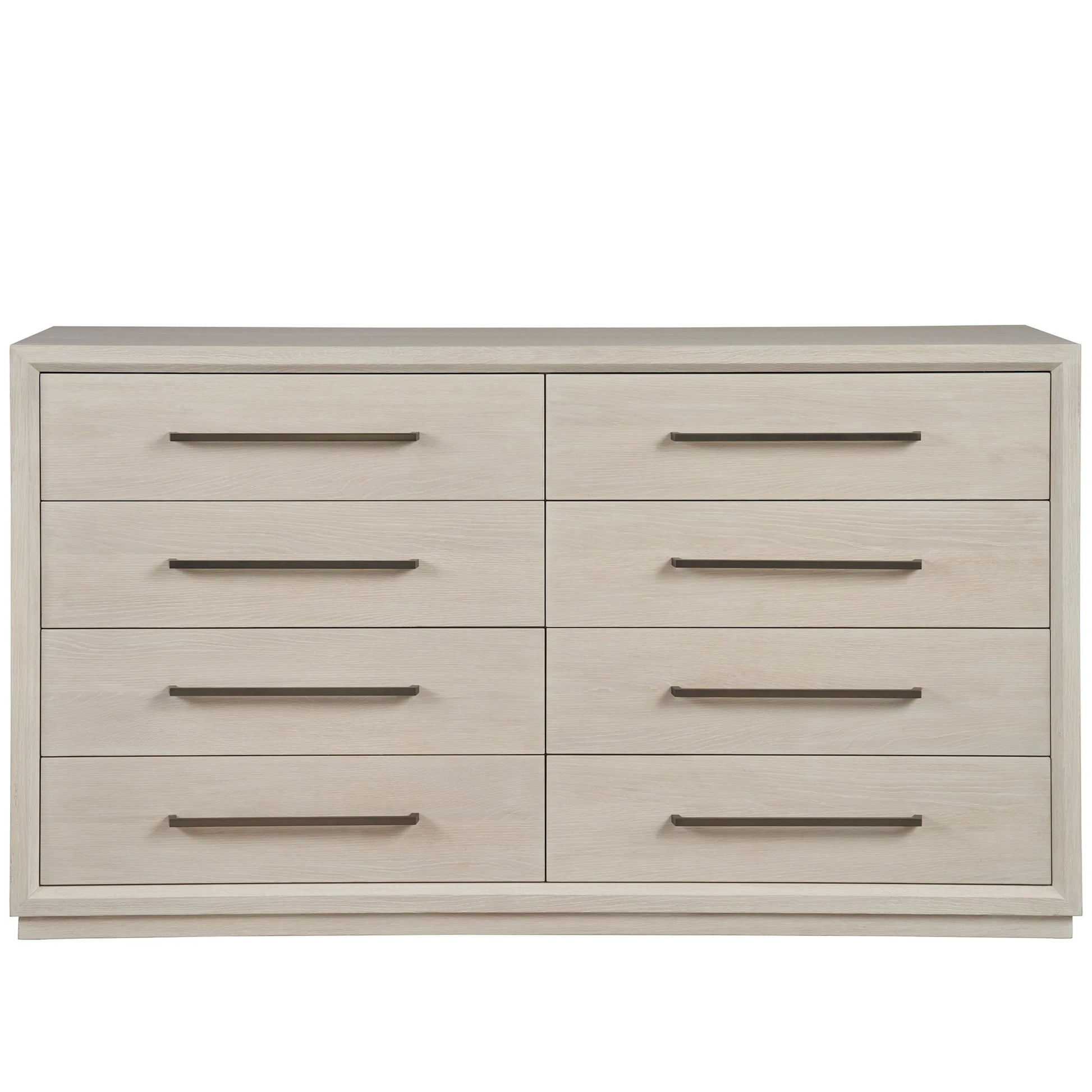 Modern Astrid Drawer Dresser by Universal Furniture in whie oak. Made from unique in a unique style.