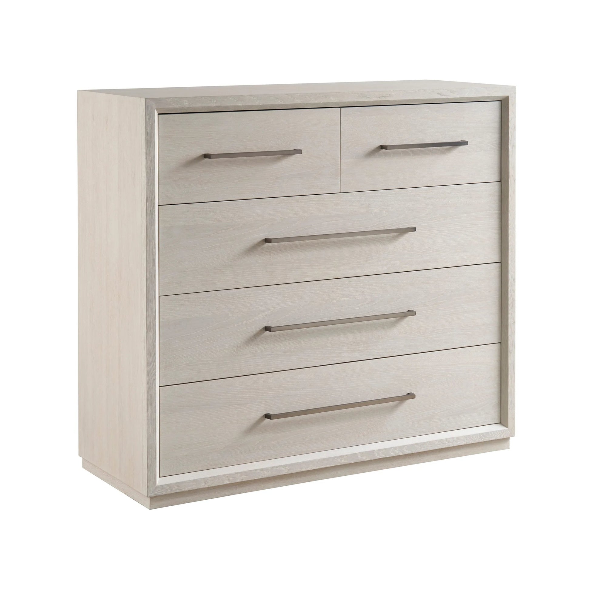 Modern Astrid Drawer Chest by Universal Furniture in white oak. Made from unique in a unique style.