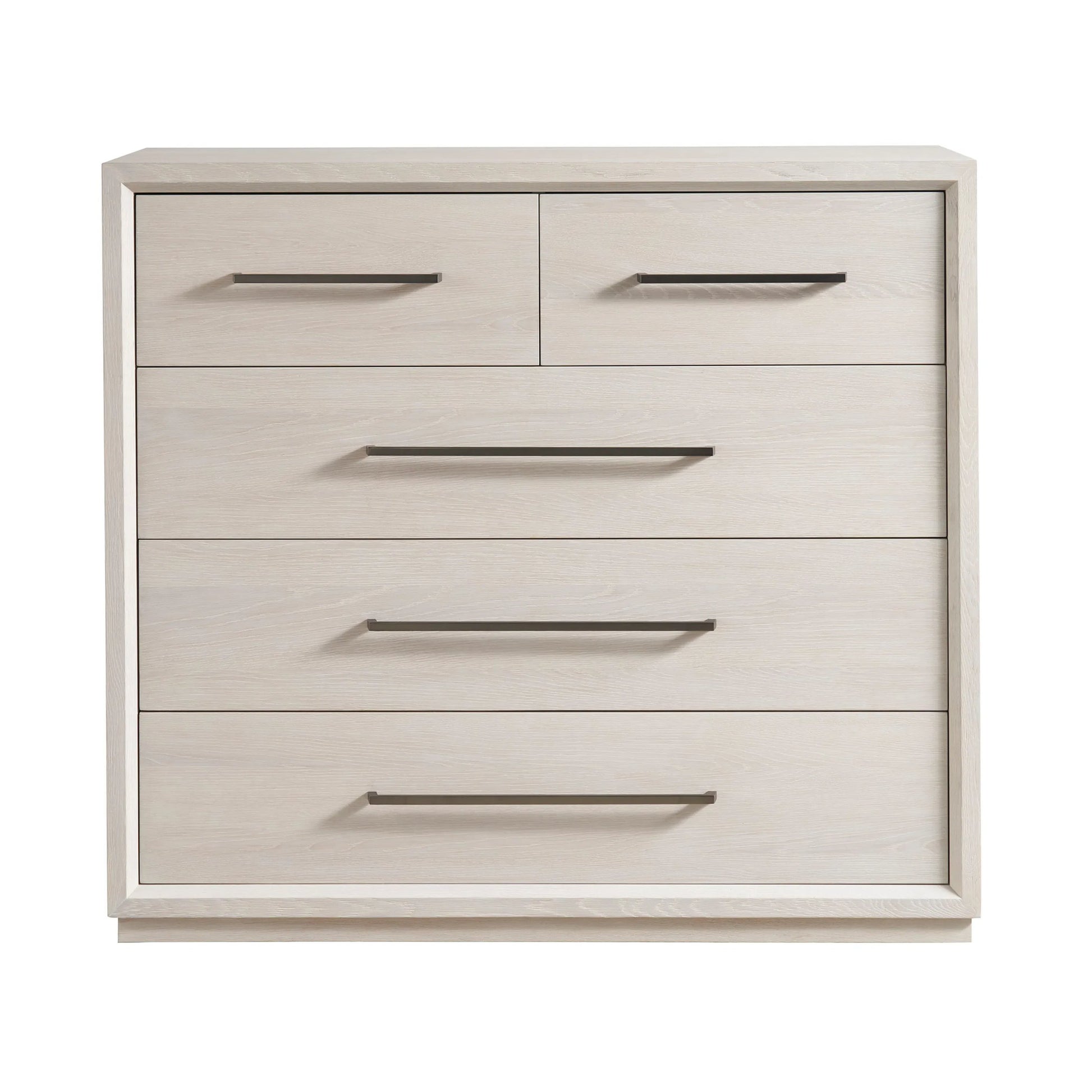 Modern Astrid Drawer Chest by Universal Furniture in white oak. Made from unique in a unique style.