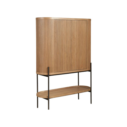 Modern Linnea Bar Cabinet by Universal Furniture in natural oak. Made from unique in a unique style.