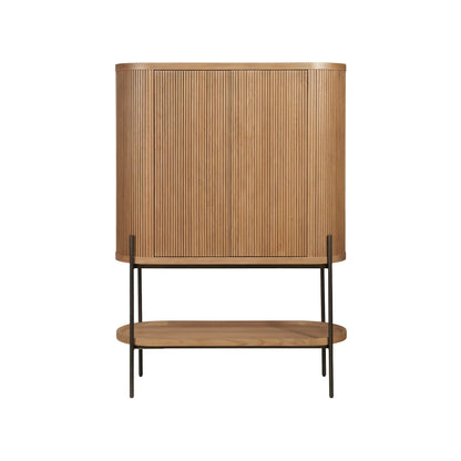 Modern Linnea Bar Cabinet by Universal Furniture in natural oak. Made from unique in a unique style.