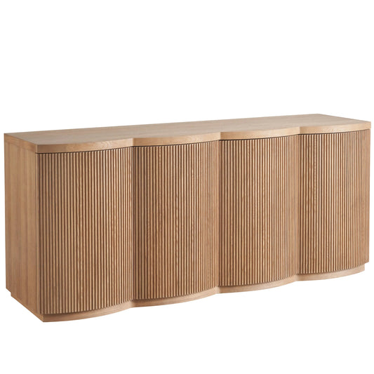 Modern Lumi Credenza by Universal Furniture in natural oak. Made from unique in a unique style.
