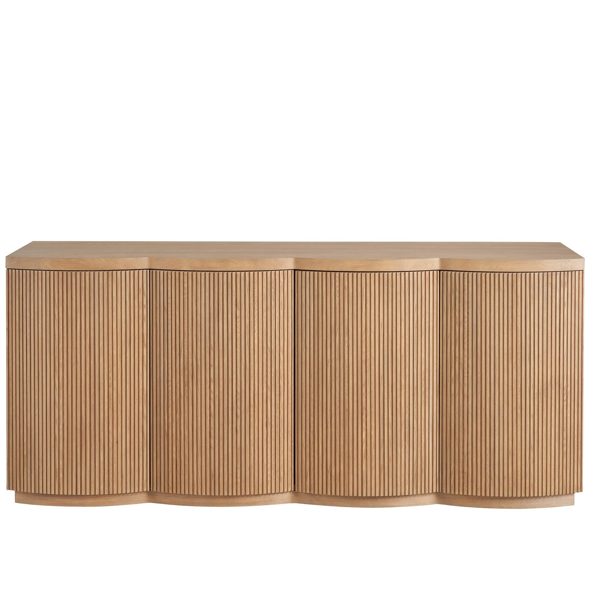 Modern Lumi Credenza by Universal Furniture in natural oak. Made from unique in a unique style.