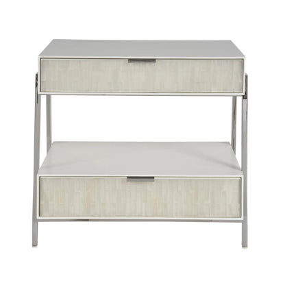 Modern Ingrid Nightstand by Universal Furniture in natural. Made from unique in a unique style.