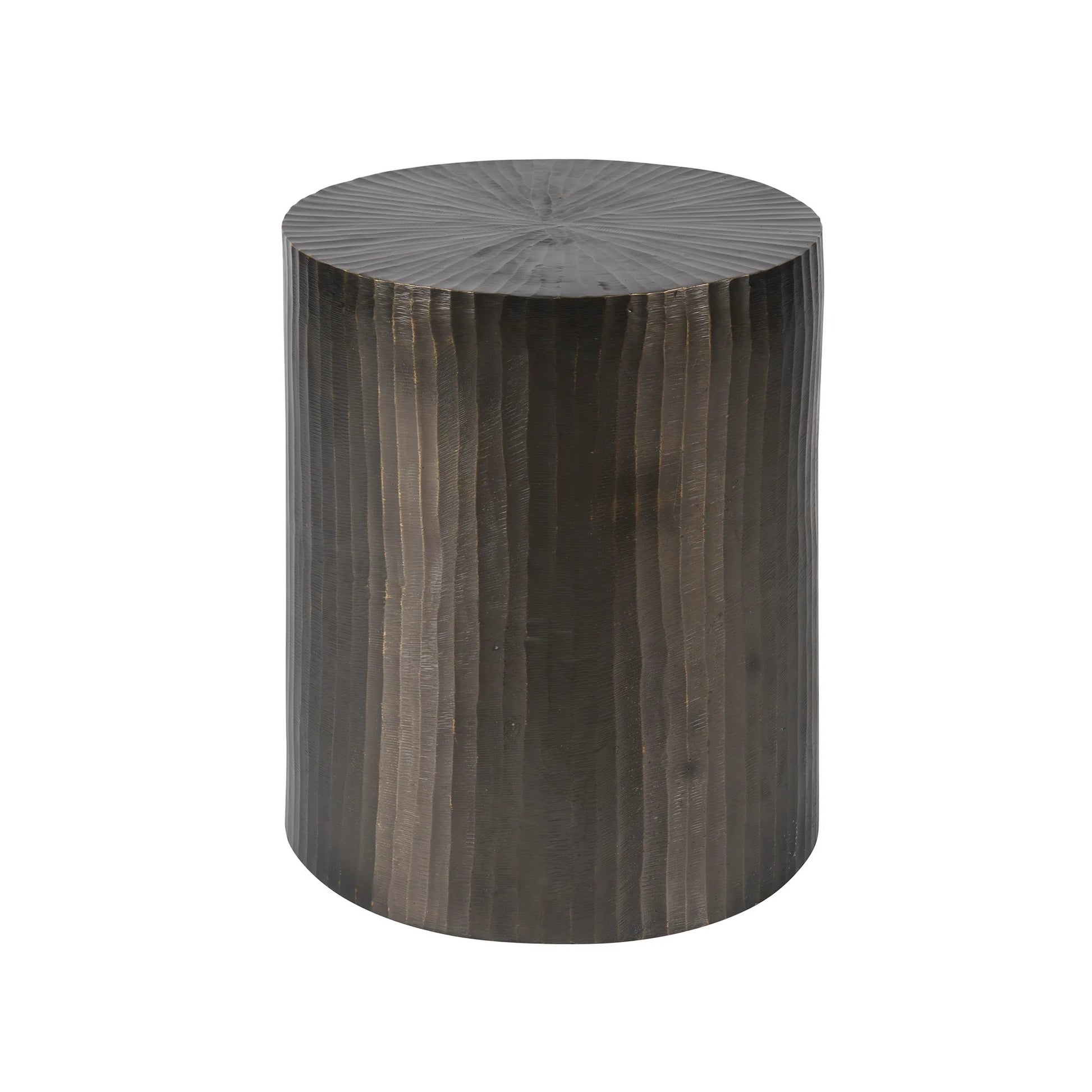 Modern Asher Round End Table by Universal Furniture in graphite. Made from unique in a modern style.