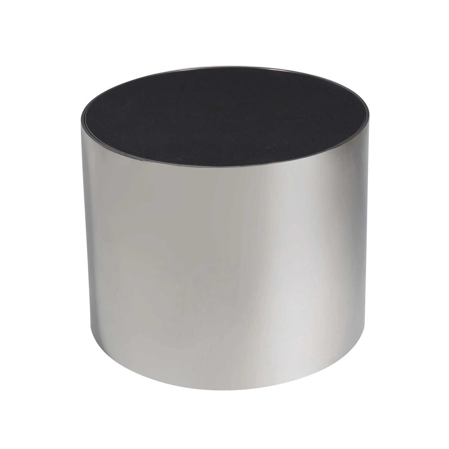 002 SI-2195677 | Additional Silo | Modern Revolve Small Nesting Table by Universal Furniture in black granite, polished nickel. Made from unique in a unique style.