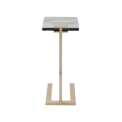 Modern Axis Martini Table by Universal Furniture in champagne gold. Made from unique in a unique style.