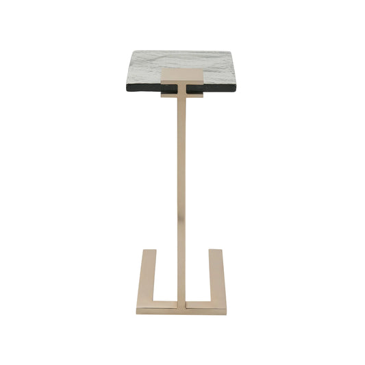 Modern Axis Martini Table by Universal Furniture in champagne gold. Made from unique in a unique style.