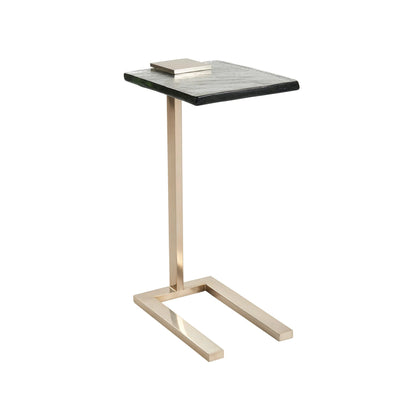 Modern Axis Martini Table by Universal Furniture in champagne gold. Made from unique in a unique style.