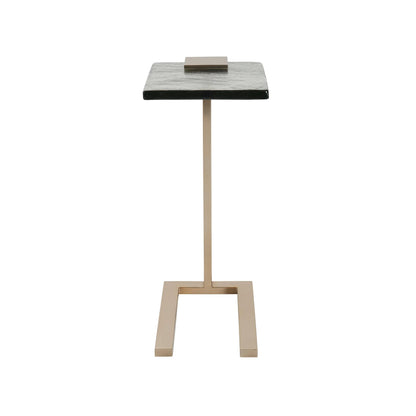 Modern Axis Martini Table by Universal Furniture in champagne gold. Made from unique in a unique style.