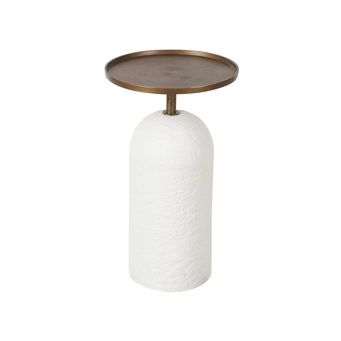 001 SI-2195683 | Primary Silo | Modern Sienna Martini Table by Universal Furniture in cast aluminum, white plaster. Made from unique in a transitional style.