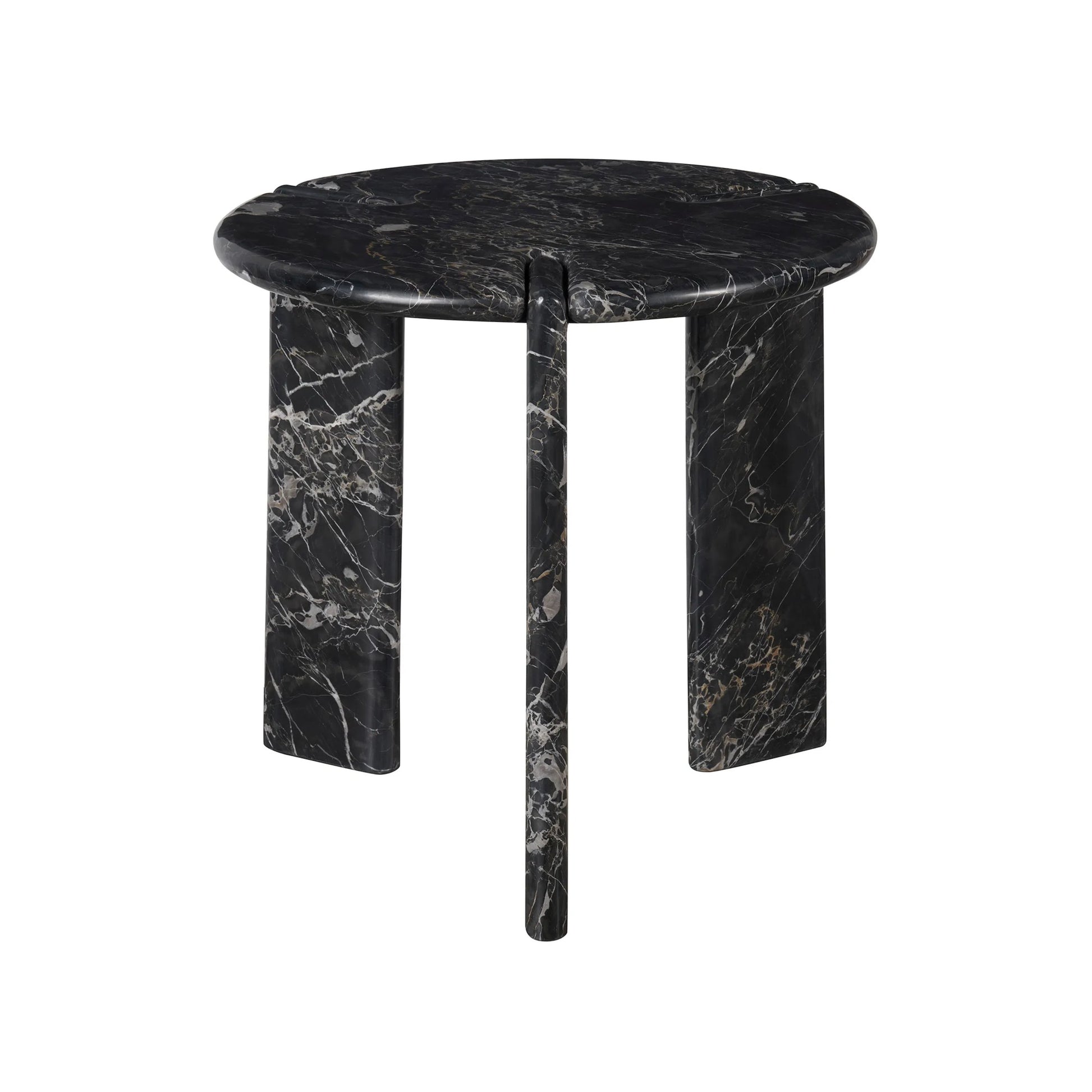 Modern Magnus End Table by Universal Furniture in golden portoro marble. Made from unique in a modern style.