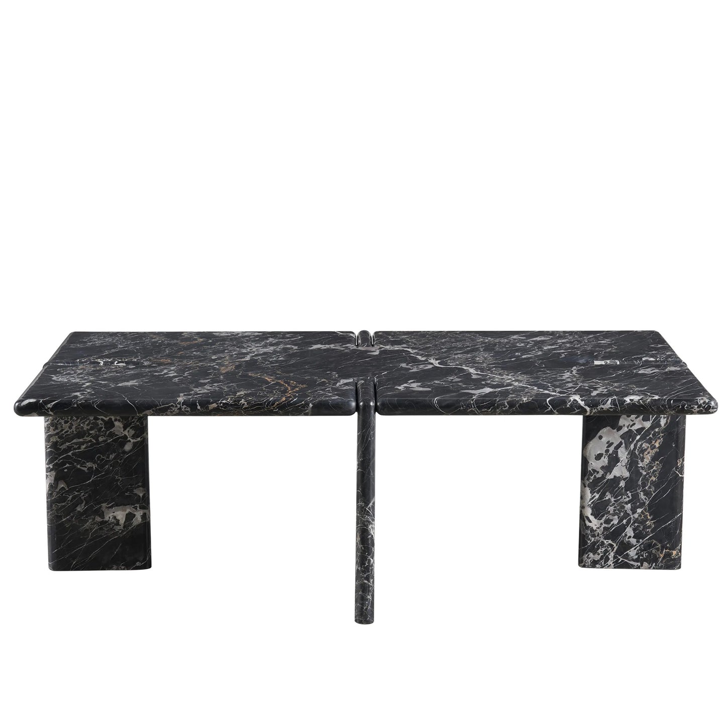 002 SI-2195654 | Additional Silo | Modern Magnus Cocktail Table by Universal Furniture in golden portoro marble. Made from unique in a unique style.