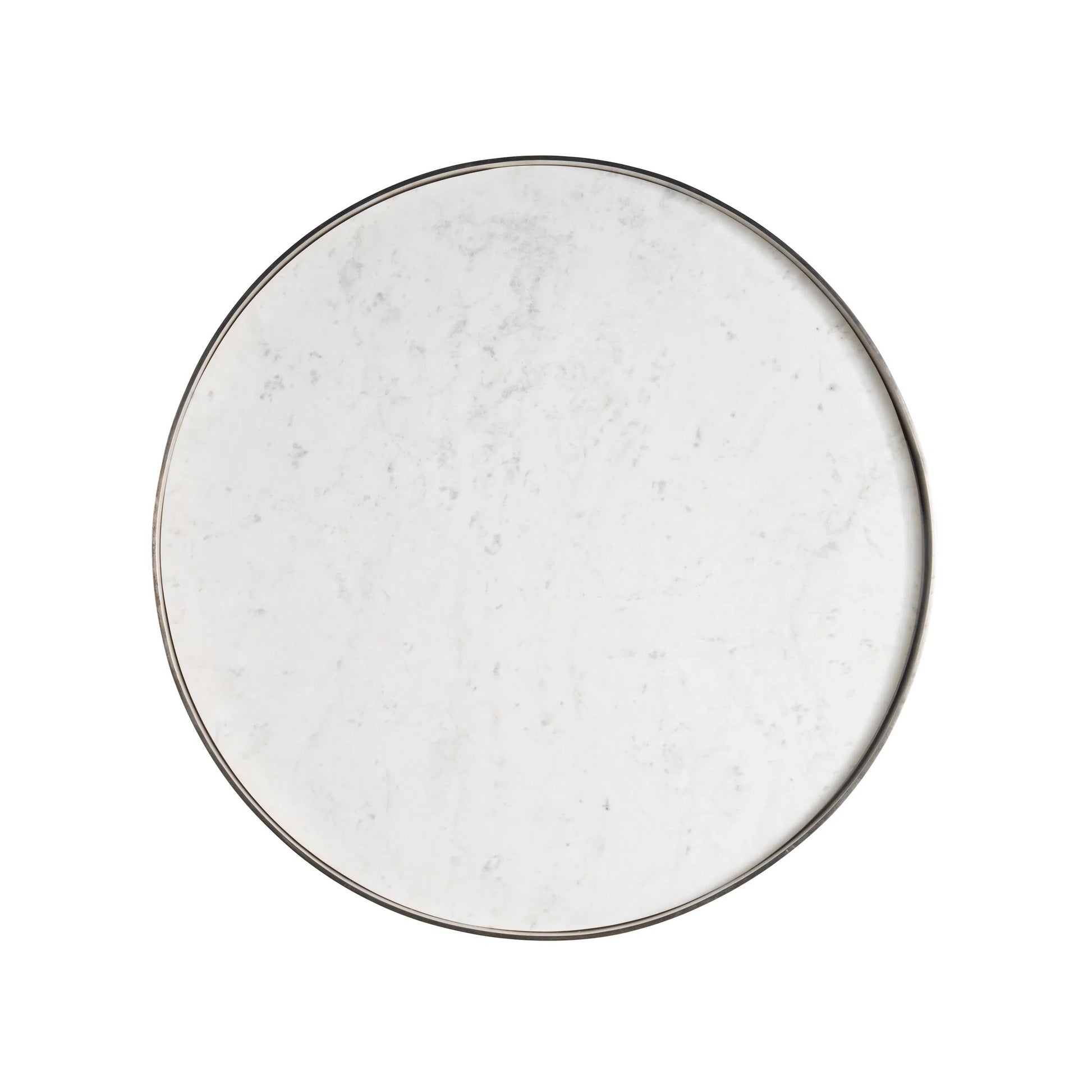 Modern Aspen Cocktail Table by Universal Furniture in white banswara, antique nickel. Made from unique in a unique style.