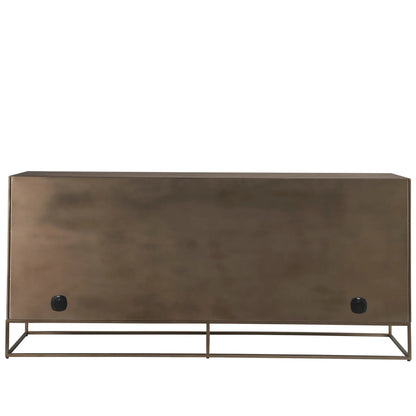 Modern Fusion Credenza by Universal Furniture in aged brass. Made from unique in a unique style.