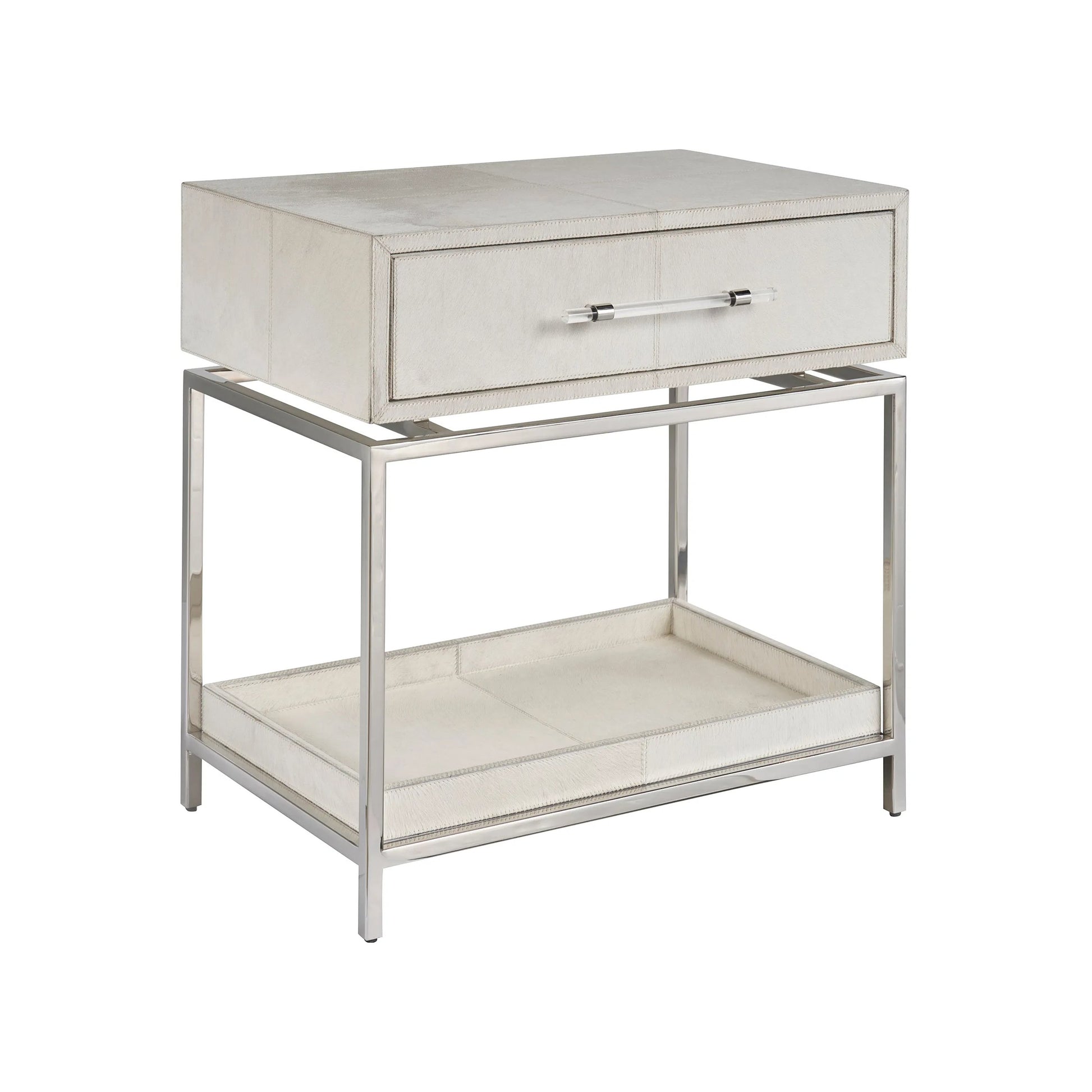 Modern Lyra Nightstand by Universal Furniture in natural. Made from unique in a unique style.