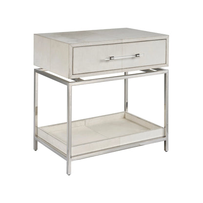 Modern Lyra Nightstand by Universal Furniture in natural. Made from unique in a unique style.