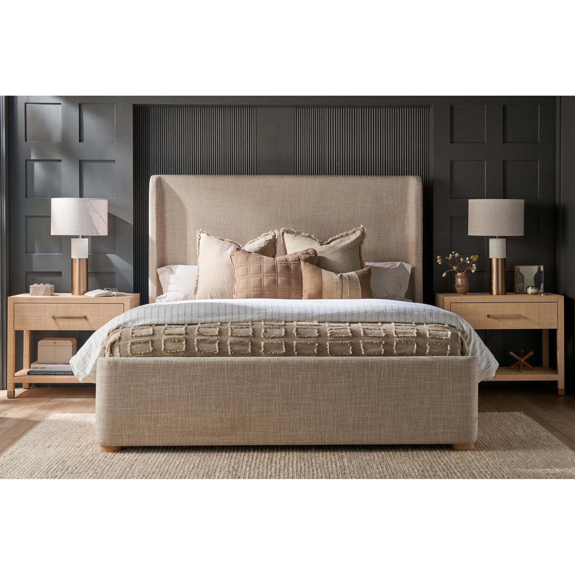 Modern Leah Nightstand by Universal Furniture in natural. Made from unique in a unique style.