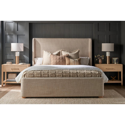 Modern Leah Nightstand by Universal Furniture in natural. Made from unique in a unique style.