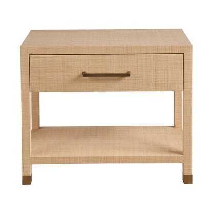Modern Leah Nightstand by Universal Furniture in natural. Made from unique in a unique style.