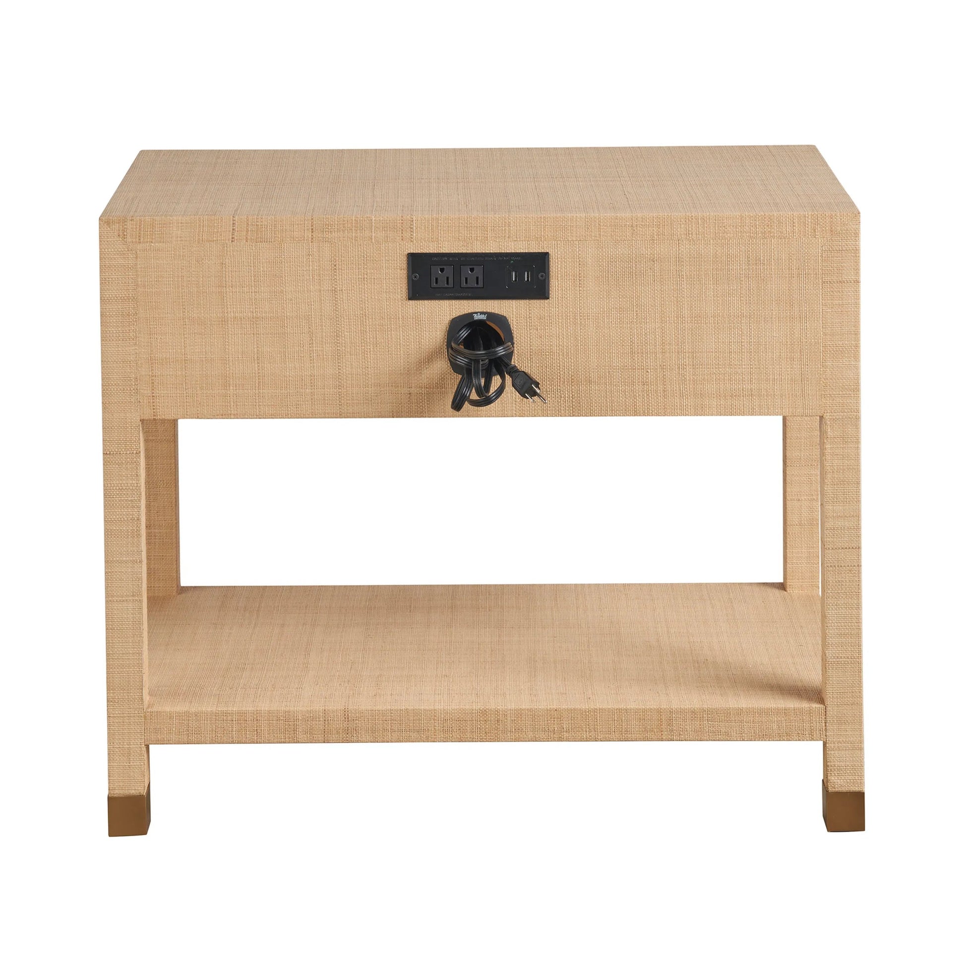 Modern Leah Nightstand by Universal Furniture in natural. Made from unique in a unique style.