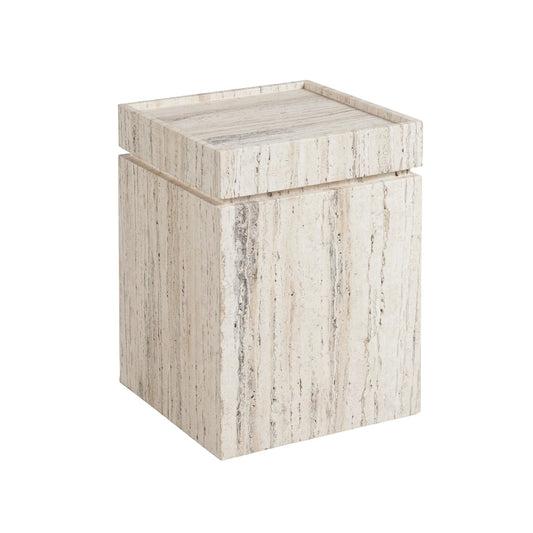 Modern Daxton Accent Table by Universal Furniture in white travertine. Made from unique in a unique style.
