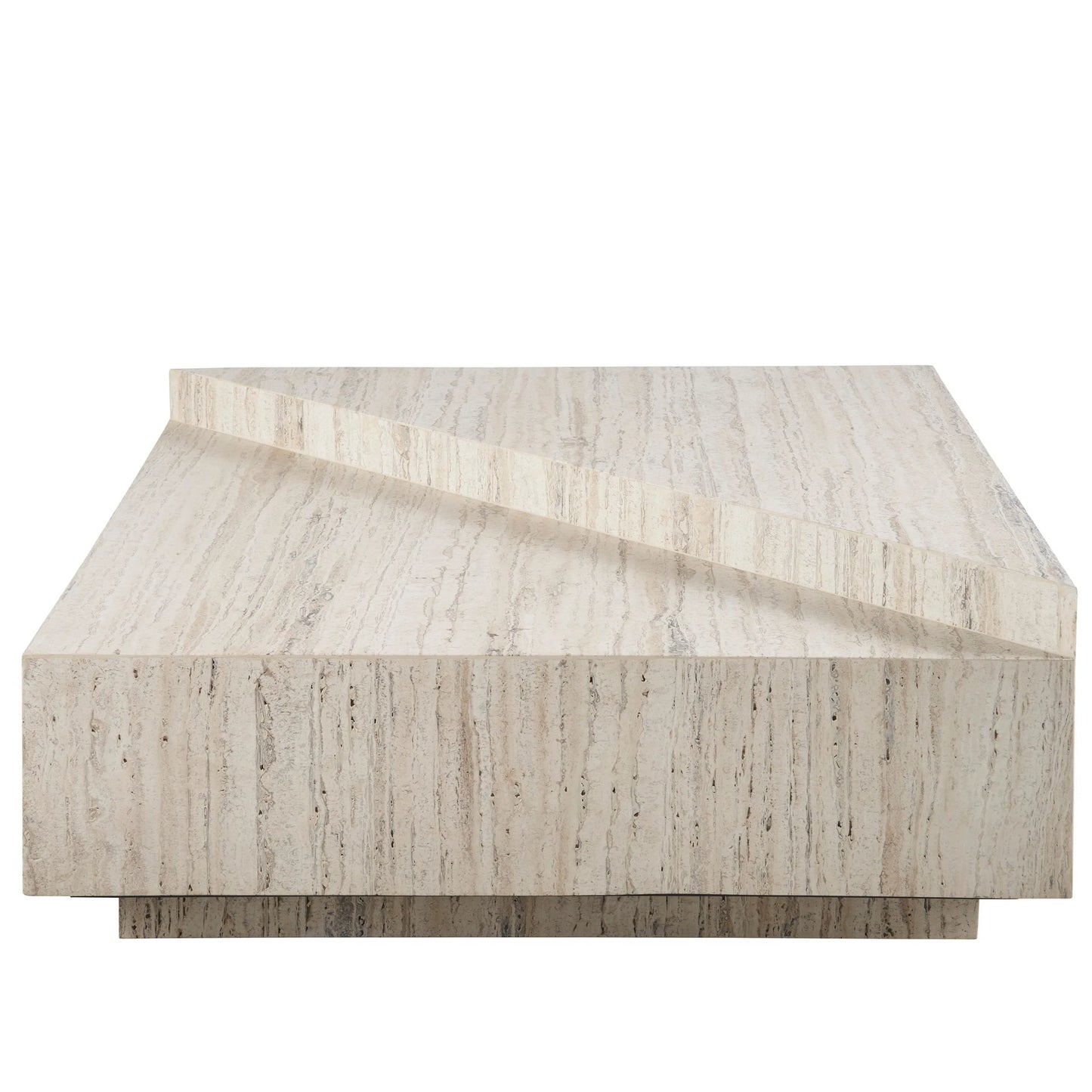 002 SI-2195616 | Additional Silo | Modern Daxton Cocktail Table by Universal Furniture in white travertine. Made from unique in a transitional style.