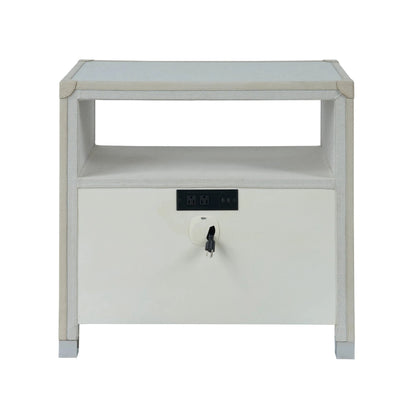 Modern Riven Nightstand by Universal Furniture in natural. Made from unique in a unique style.