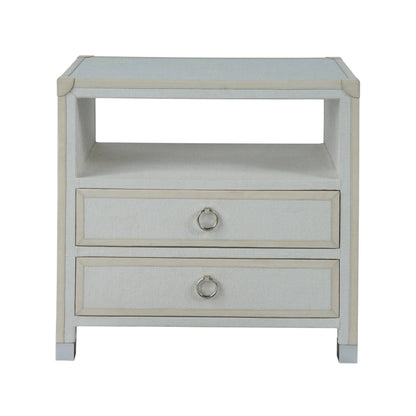 Modern Riven Nightstand by Universal Furniture in natural. Made from unique in a unique style.