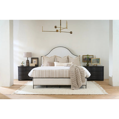 Griffith Park Bed by Universal Furniture in berber fleece. Made from unique in a transitional style.
