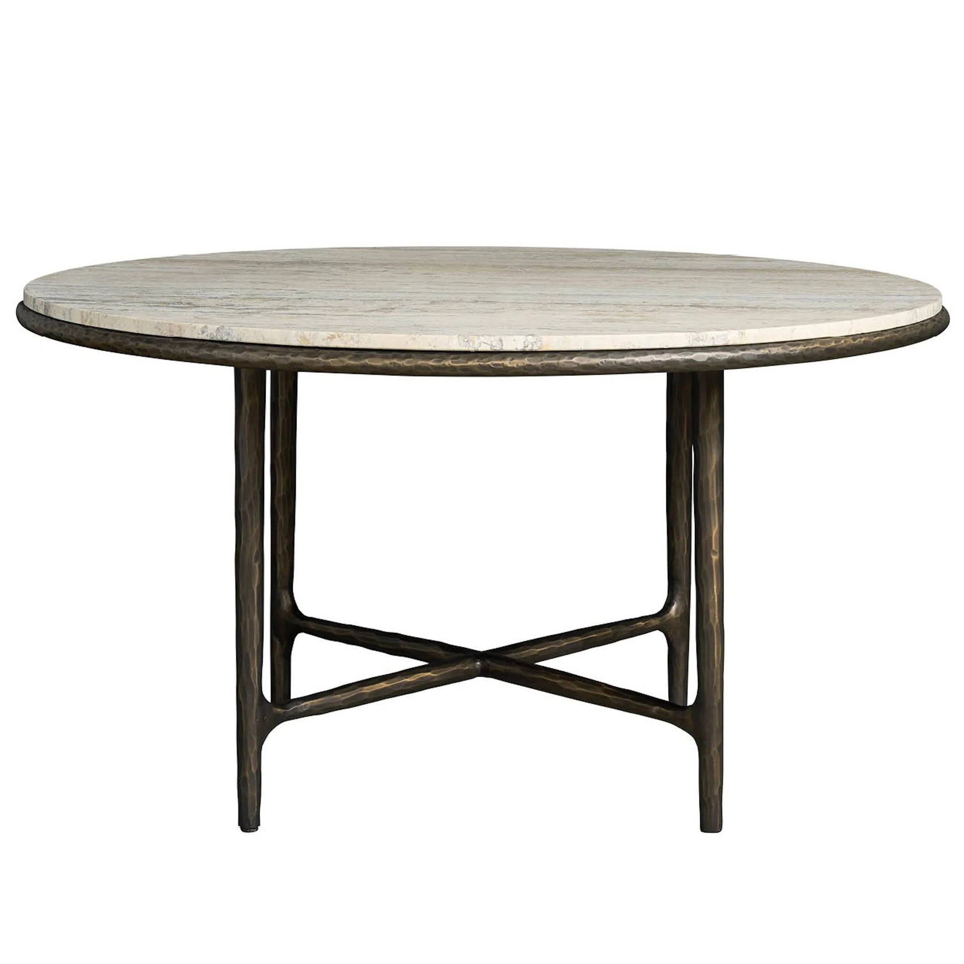 Griffith Park Round Dining Table by Universal Furniture in natural. Made from unique in a modern style.