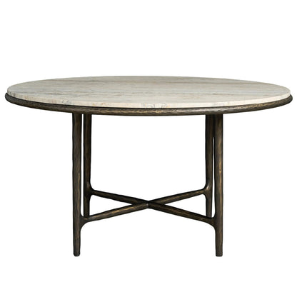 Griffith Park Round Dining Table by Universal Furniture in natural. Made from unique in a modern style.
